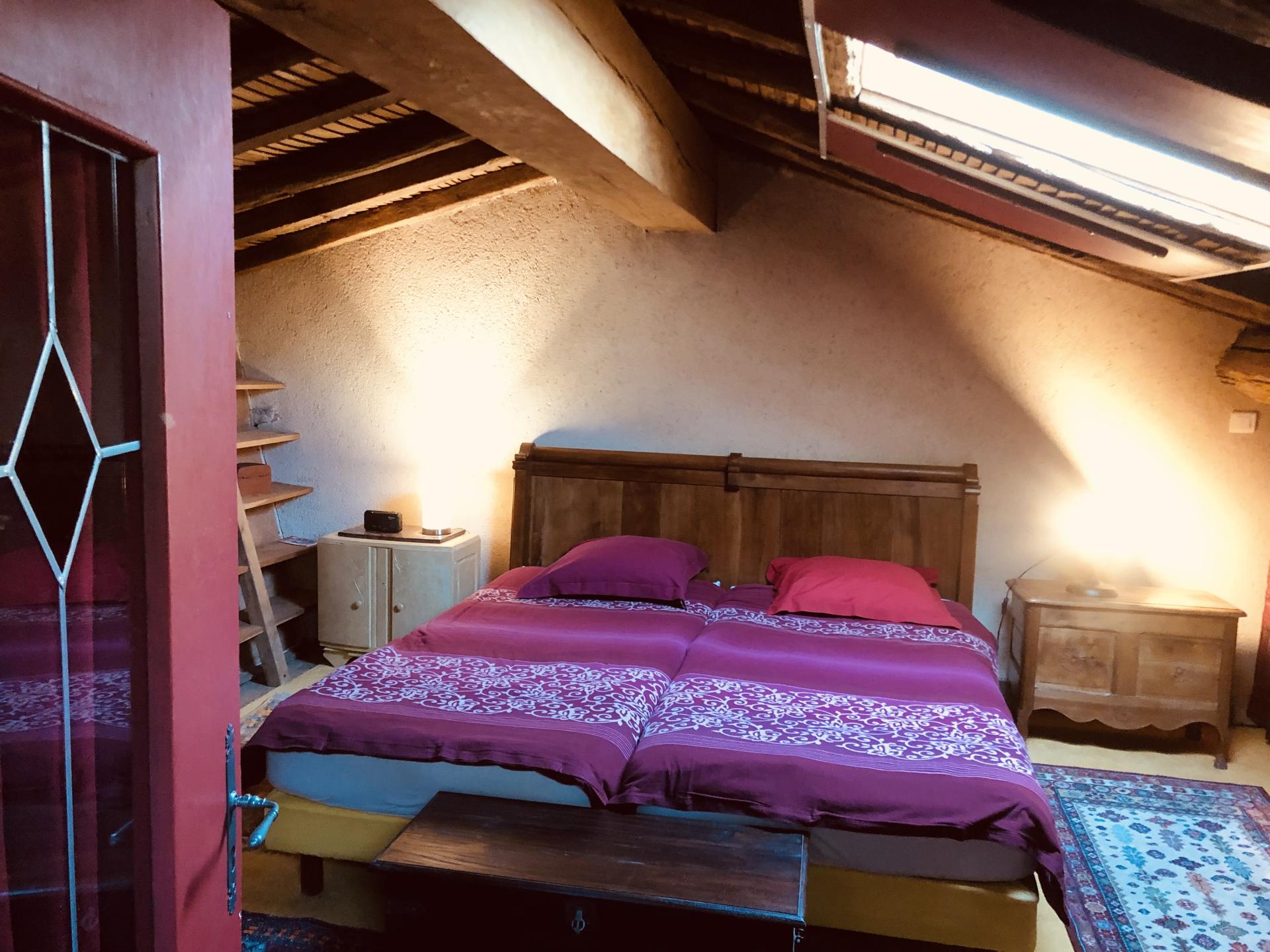 Chambre sous le toit 2 lits 90x200